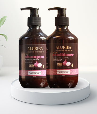 Red Onion Black Seed Oil Hair Shampoo and Conditioner